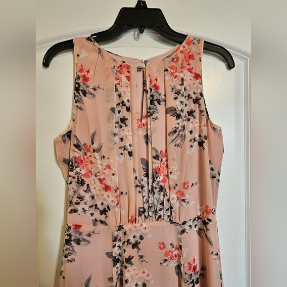 White House Black Market Pink Floral Dress Size 4 - Picture 8 of 8
